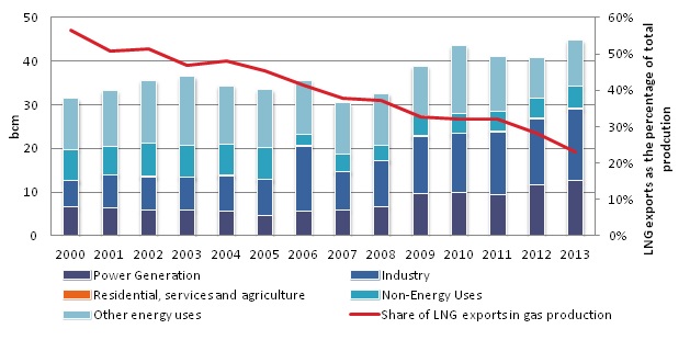 Natural Gas Consumption and LNG exports)