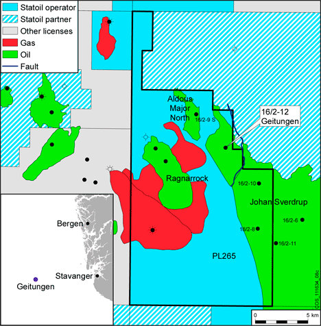 Large oil discovery for Statoil in North Sea