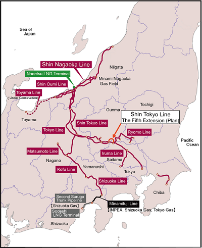 INPEX starts feasibility study for Shin Tokyo gas pipeline