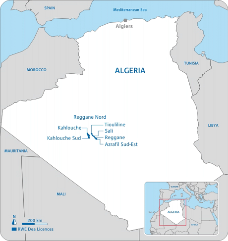 Sonatrach, Repsol, RWE and Edison sign gas field contract