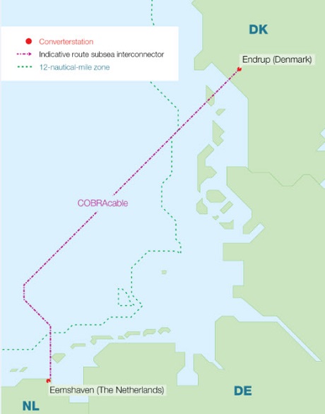 Netherlands and Denmark will go ahead with COBRA interconnector