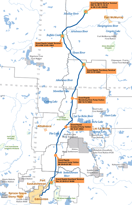 TransCanada's Grand Rapids oil pipeline project approved (Canada)