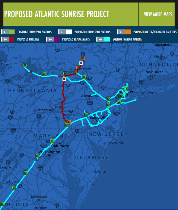 US FERC approves Atlantic Sunrise gas pipeline expansion project