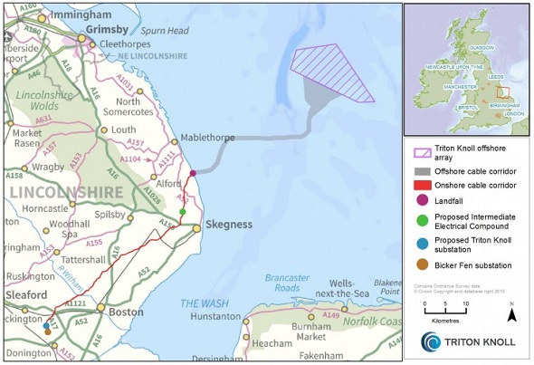 Innogy acquires Statkraft's 50% interest in the Triton Knoll offshore wind park