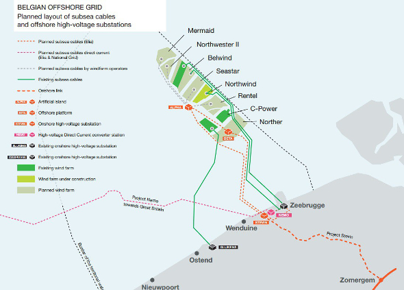 Agreement on a €79/MWh LCOE for three offshore wind parks (Belgium)