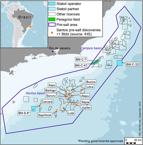 Statoil completes transaction on the Carcará offshore discovery
