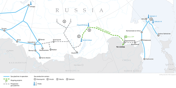 Gazprom and CNPC discuss on new Russian gas pipeline to China