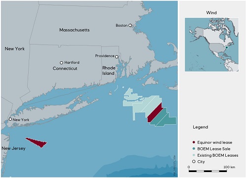 Equinor submits winning bid for offshore wind lease in Massachusetts
